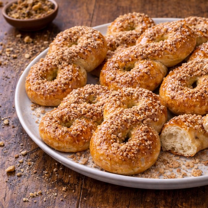 Mucenici de post moldovenesti - copti, insiropati si pufosi