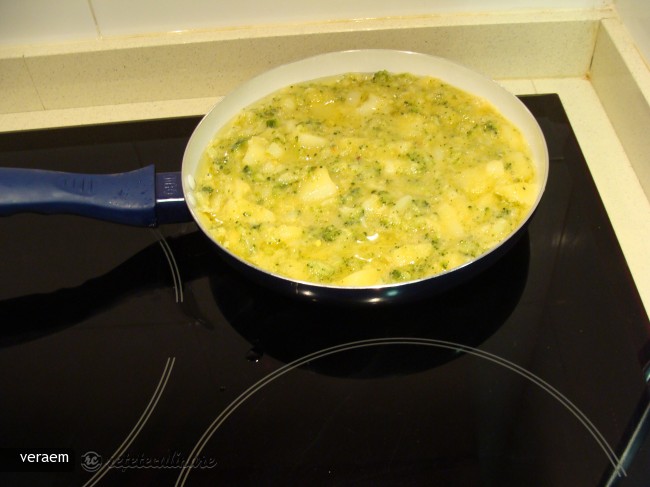 Tortilla de Cartofi si Brocoli
