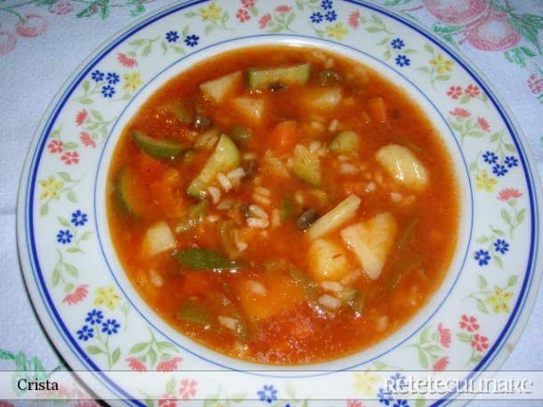 Supa/ciorba de zarzavaturi/legume - la Oala Sub Presiune | Borsuri, supe,  ciorbe | Reteteculinare.RO