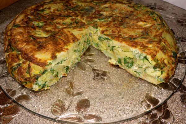 Tortilla cu spanac