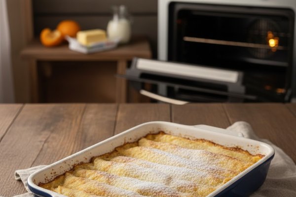 Clatite banatene la cuptor - un desert traditional, cremos si satios