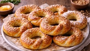 Covrigi polonezi dulci (insiropati)