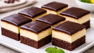 Prăjitură Duo – desert fin cu două straturi delicioase